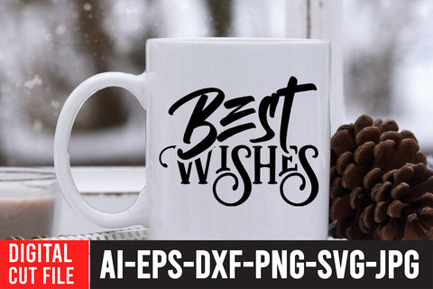Best Wishes SVG Cut File SVG BlackCatsMedia 