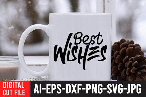 Best Wishes SVG Design , Water Color SVG Bundle SVG BlackCatsMedia 
