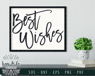 Best Wishes SVG Files | Merry Christmas | Christmas | Holidays | Winter SVG (742524050) SVG Ivan & Co. Designs 