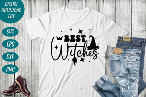 Best Witches svg, Best Witches Shirt, Halloween Shirt, Good Witch Svg, Fall Shirt, Spooky Season Svg, Funny Halloween svg,Basic Witch svg SVG Isabella Machell 