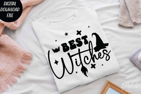Best Witches svg, Best Witches Shirt, Halloween Shirt, Good Witch Svg, Fall Shirt, Spooky Season Svg, Funny Halloween svg,Basic Witch svg SVG Isabella Machell 