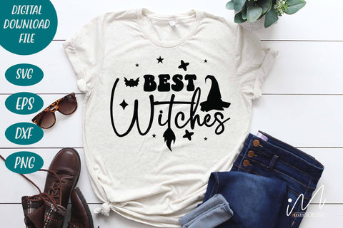 Best Witches svg, Best Witches Shirt, Halloween Shirt, Good Witch Svg, Fall Shirt, Spooky Season Svg, Funny Halloween svg,Basic Witch svg SVG Isabella Machell 