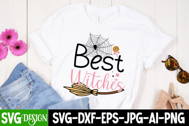 Best Witches SVG Cut File, Best Witches Sublimation Design PNG, Best Witches SVG Quotes, SVG BlackCatsMedia 