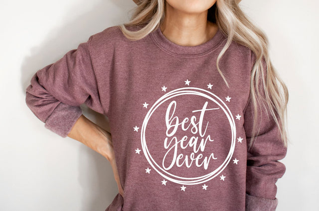 Best Year Ever Svg, Png, Dxf | New Years Design SVG RedFoxDesignsUS 