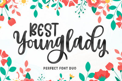 Best Younglady Font Duo Font Rastype 