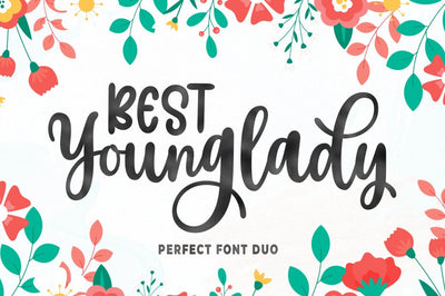 Best Younglady Font Duo Font Rastype 