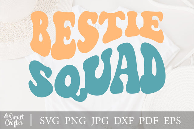 Bestie Squad svg, birthday squad svg, birthday girl svg, birthday quote png, jpg, eps, dxf, digital download SVG Fauz 
