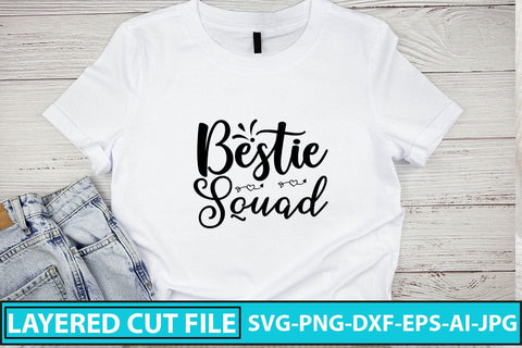 Bestie Squad SVG Cut File SVG Syaman 