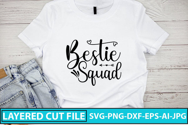 Bestie Squad SVG Design SVG Syaman 