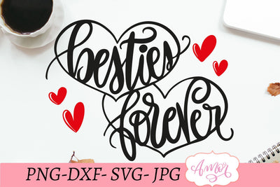 Besties forever SVG, best friends SVG SVG Amorclipart 