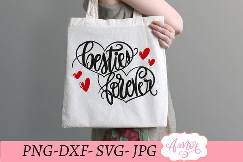 Besties forever SVG, best friends SVG SVG Amorclipart 