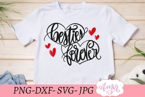 Besties forever SVG, best friends SVG SVG Amorclipart 