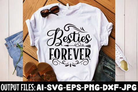 Besties Forever SVG Design SVG Rafiqul20606 