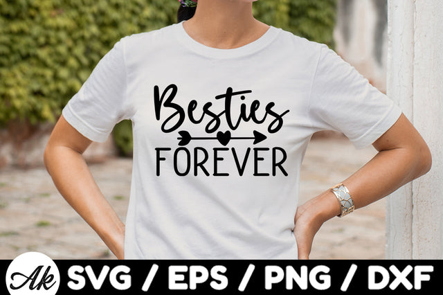 Besties forever svg SVG akazaddesign 