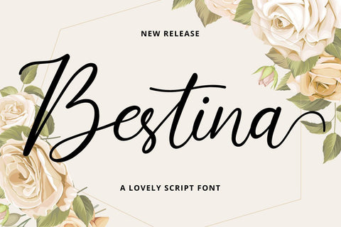 Bestina Font Fallen Graphic Studio 