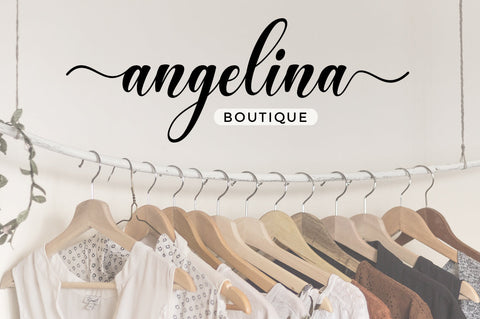 Bestina Script Font AngelStudio 