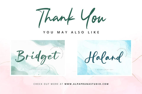 Bethalora - Modern Script Font Font Alpaprana Studio 
