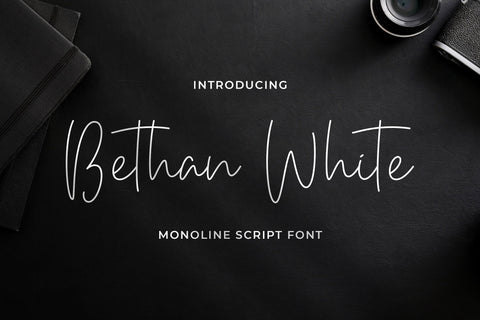 Bethan White - Monoline Script Font Font StringLabs 