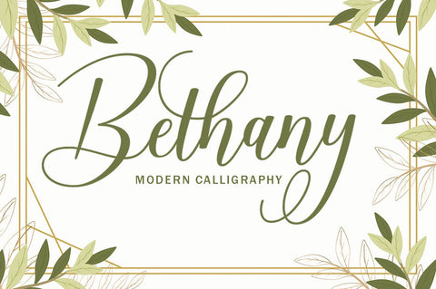 Bethany Font RomieStudio 