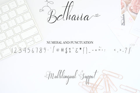 Betharia Font Prasetya Letter 