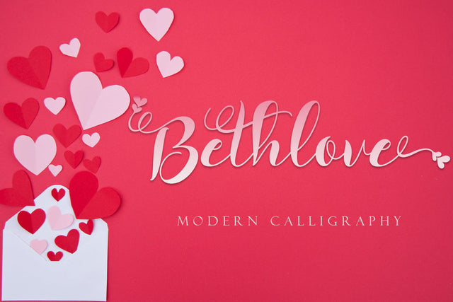Bethlove Font Prasetya Letter 