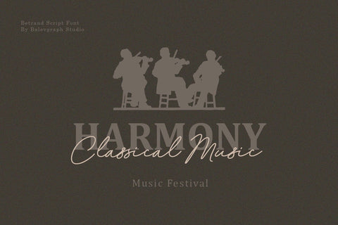 Betrand - Script Font Font Balevgraph Studio 