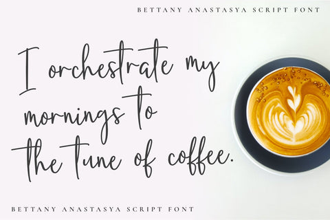 Bettany Anastasya Handwritten Font Font Jimtype Studio 