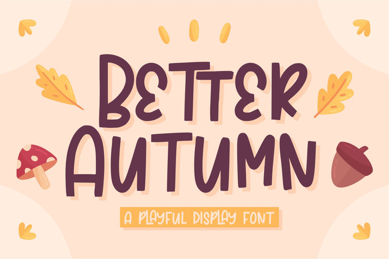 Better Autumn Font Qwrtype Foundry 