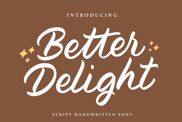 Better Delight Font Zeenesia Std 