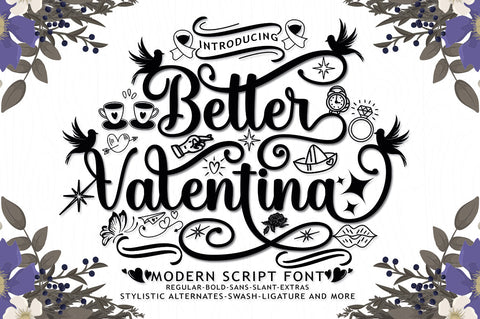 Better Valentina Font Duo Font muhammadzeky 