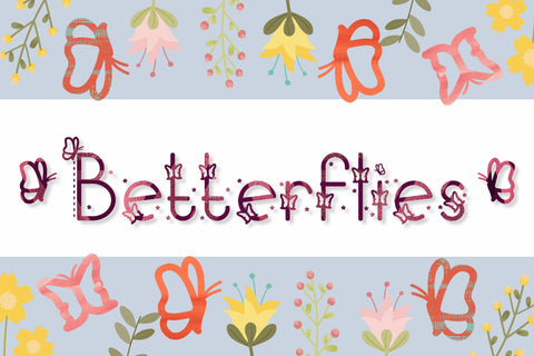 Betterflies Font Aisyah 