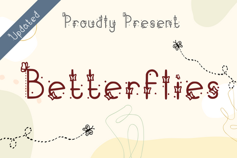 Betterflies Font Font Aisyah 