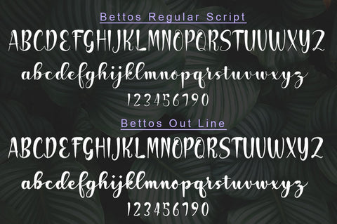 Bettos Font Duo Font StudioRZ 