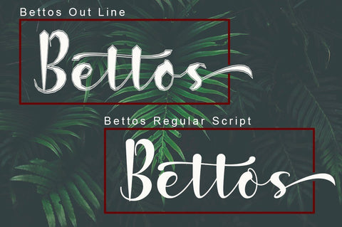 Bettos Font Duo Font StudioRZ 
