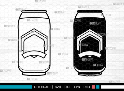 Beverage Can SVG, Drink Can svg, Soda Pop Svg, Soda Can Svg, Aluminium Cans Svg, Alcohol Cans Svg, Pop Can Svg Bundle SVG ETC Craft 