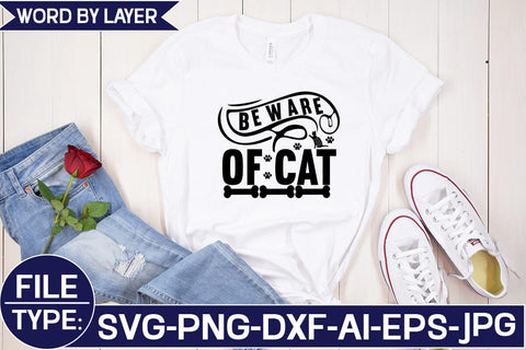 Beware of Cat SVG Cut File SVG Studio Innate 
