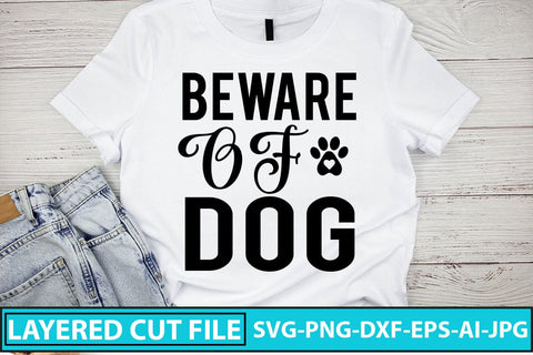 Beware Of Dog SVG Cut File SVG Syaman 