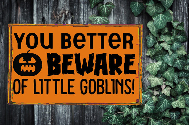 Beware of Little Goblins SVG Design SVG So Fontsy Design Shop 