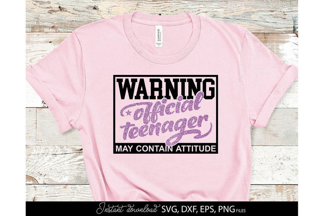 Beware Official Teenager 13th SVG | 13th Birthday Shirt SVG | Teenager Shirt SVG SVG March Design Studio 