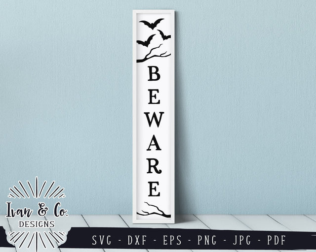 Beware SVG Files | Halloween | Bat | Fall | Porch SVG (871744884) SVG Ivan & Co. Designs 