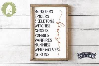 Beware SVG | Halloween Sign | Halloween SVG SVG LilleJuniper 