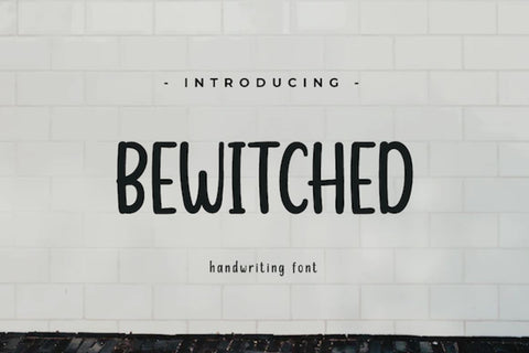 Bewitched Font twinletter 