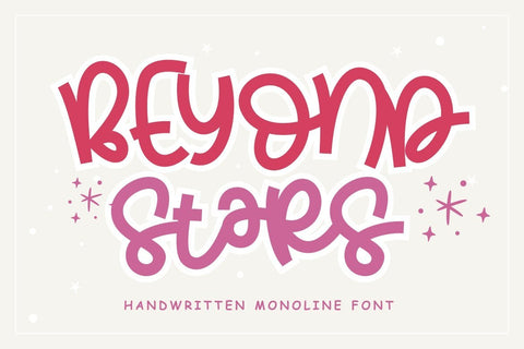 Beyond Stars Font Hans Co 