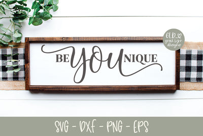 BeYOUnique - SVG Cut File SVG Grace Lynn Designs 