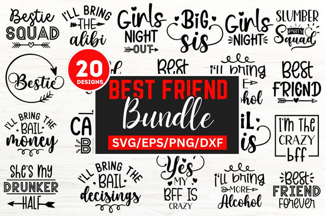 BFF Quotes SVG bundle SVG SH_Tee store 