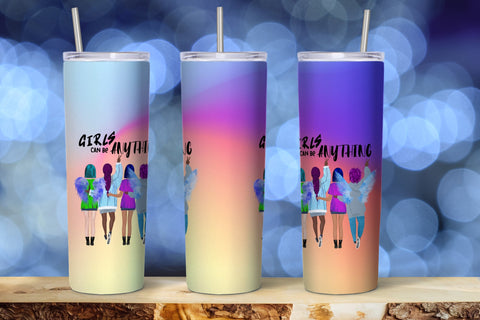 BFF Tumbler wrap, Best Friend Wings Tumbler design bundle Sublimation Natasha Prando 