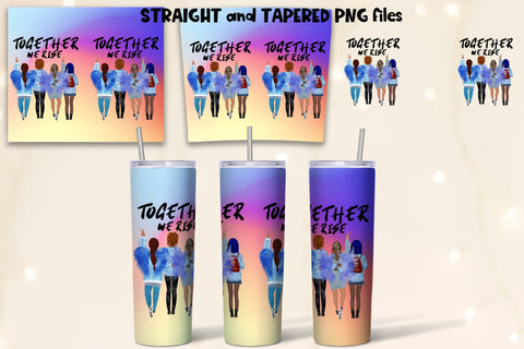 BFF Tumbler wrap, Best Friend Wings Tumbler design bundle Sublimation Natasha Prando 