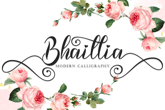 Bhaillia Font Prasetya Letter 