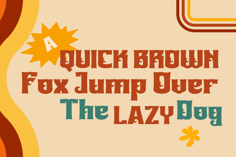 BHEKOF | Groovy Retro Font Font twinletter 