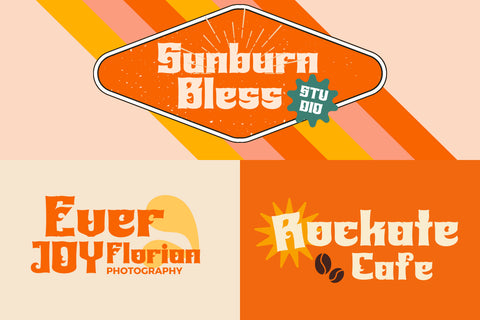 BHEKOF | Groovy Retro Font Font twinletter 